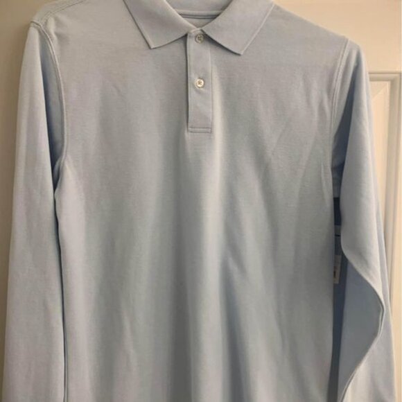 Boys Size 18 Long Sleeve Light Blue Shirt - Picture 1 of 6